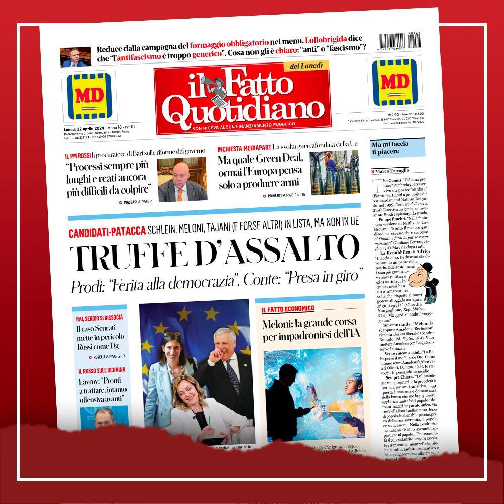 Truffe d'assalto. Leggi #IlFattoQuotidiano👉ilfat.to/3QeBuv7