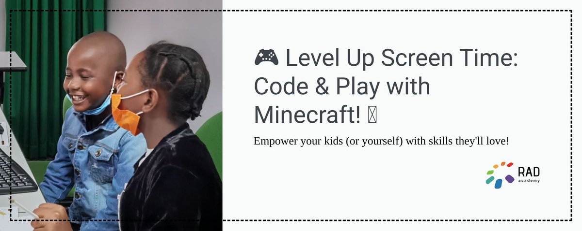 Chingombe's tweet image. #ProgrammingPower: Teach kids programming to boost their logic and preparation for any career. 💻🌟 Join @academy_rad to empower young minds!