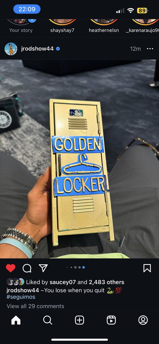 I need an explanation what the “Golden Locker” trophy(?) is about…