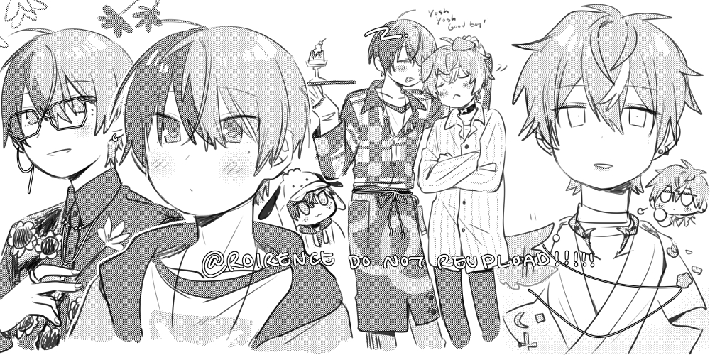 some touaki doodles i did while taking a break from workies 