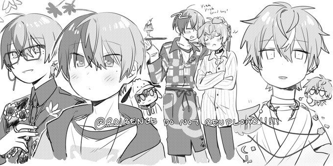 some touaki doodles i did while taking a break from workies 