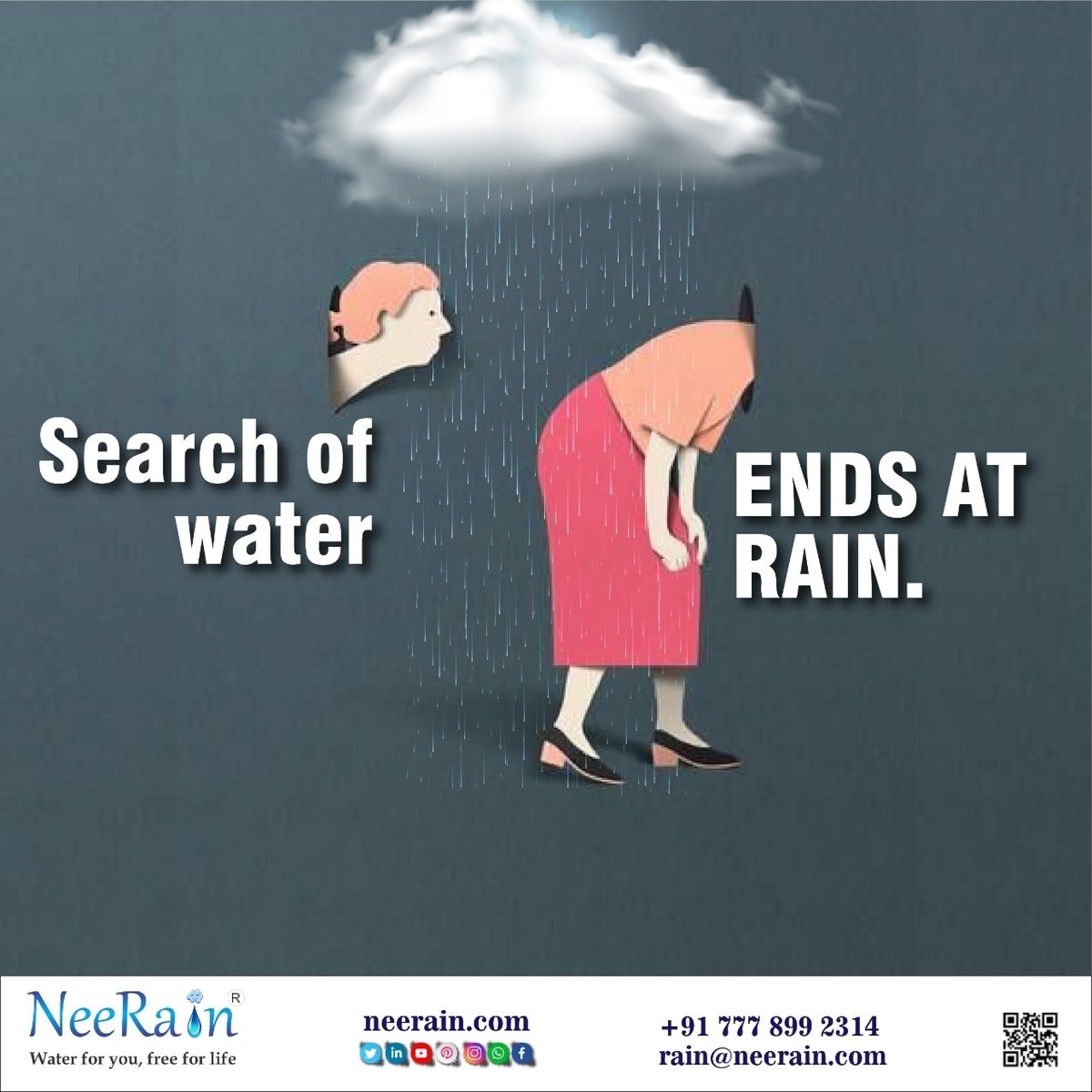 Search of water ends at rain !!

#rain #RechargeWater #RechargeRain #Water #WaterForLife #waterharvesting #WaterConservation #savewatersavelife #Sustainability #ecofriendly #greenbuilding #GroundWater #Neerain #NeeRainFilter #rainwater #WaterInnovation #watermanagement #mep