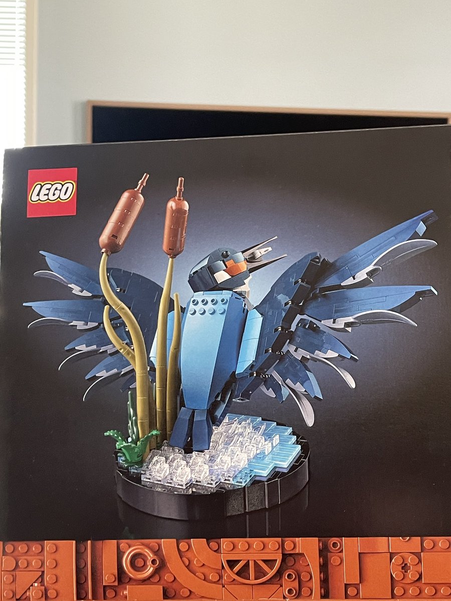 michaelsijbom's tweet image. De IJsvogel is een prachtige vogel. Symbool voor de Dinkel en #Losser. Gisteren van LEGO gemaakt. Erg leuk om te doen met een schitterend resultaat.