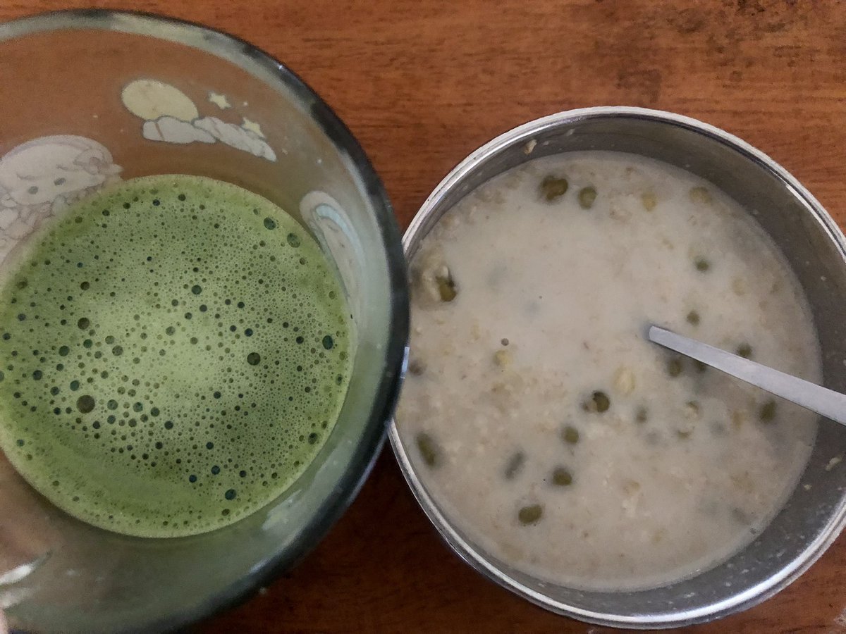 I may not be lucky. “I am blessed.” It’s been raining, after hitting my mat for a vin to yin yoga; a cup of hot matcha latte & a bowl of mungbean soup was all I needed. Oh, I like this matcha powder! #yinyoga #yogajournal #affirmation