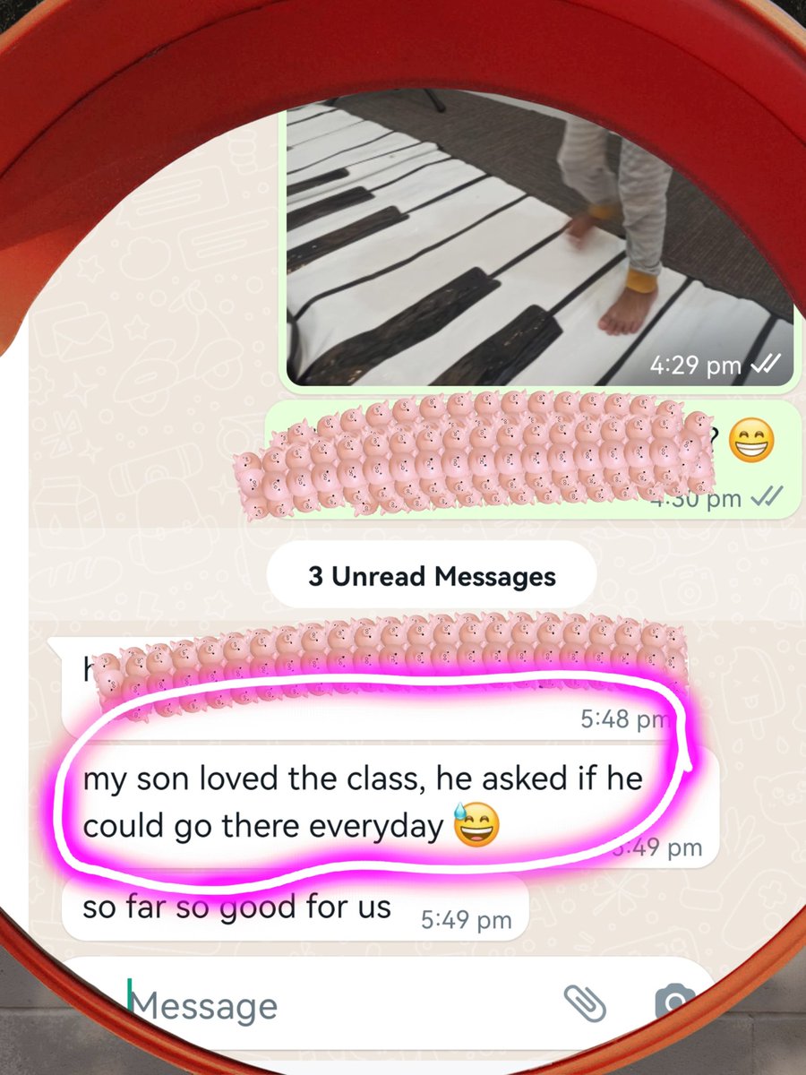 {MTMA Feedback} Sayf wanted join the class everyday!! 😭😭😭We are not daycare but music academy 😂😅❤️💓💜💞💖

#Malaysia
#Selangor
#Klang
#Cyberjaya
#Putrajaya
#Musicteacher
#Pianoteacher
#Violin
#Online
#2yto80y
#merutalentomusicacademy
#6013-932 3368

#https://wa.link/4t336m