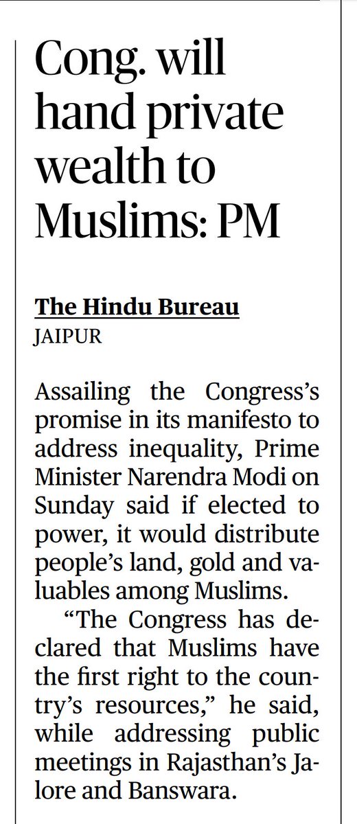 Krishna46890708's tweet photo. @ECISVEEP 
Sir, Sri Narendra Modi, BJP  violated the model poll conduct by abusing the rival political party on religious line. He instigated the women centiments that "urban naxal mentality would derive Mangal sutras of married women". Kindly take n/action. https://t.co/w7PI4UDsYv