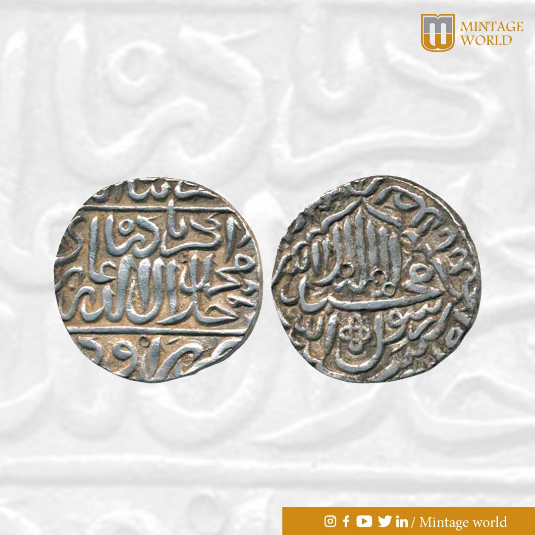 MintageWorld's tweet image. #Awadh is derived from the #Sanskrit word #Ayodhya, meaning "unconquerable". It was one of the twelve original Subahs under the reign of Mughal emperor Akbar.

Muhammad Akbar issued this #silver rupee, 11.4g, minted in Awadh.

#numismatics #coin #money