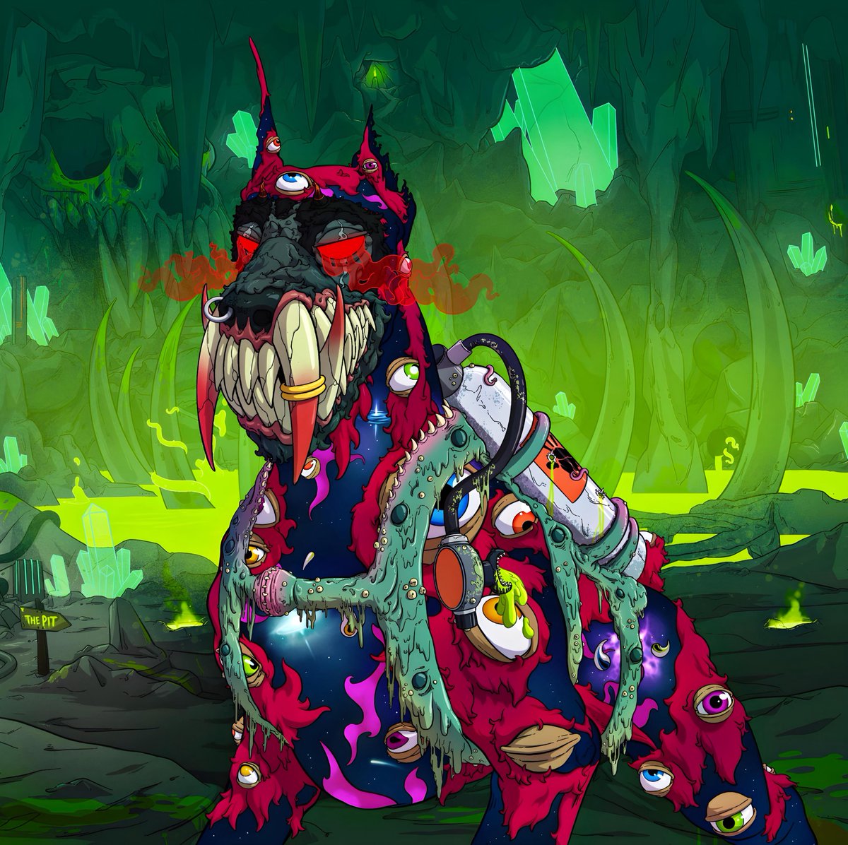 GM and Happy Mutant Monday 💚
The <a href="/MH_Inscriptions/">Mutant Hounds: Inscriptions</a> are making their way across the mempool🔥🔥🔥
BUT my gaze just fell on this wonderful <a href="/MutantHounds/">Mutant Hounds</a> DMT👀

This shit is culture! Join <a href="/DmtSoul/">DMT SOUL</a> 🫡