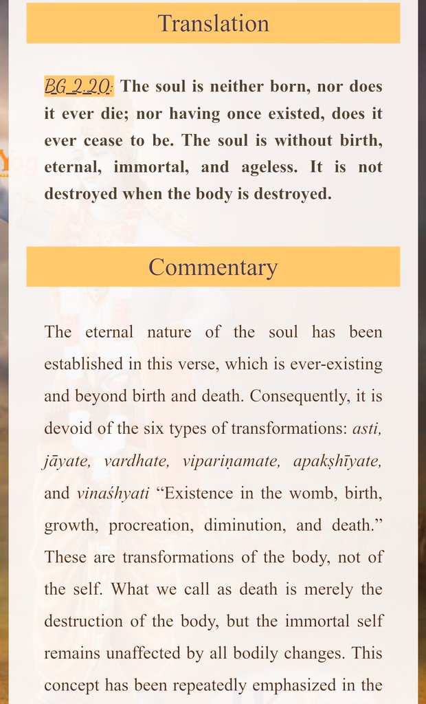 The Sanskrit word for death is Dehanta which means-end of body but not the end of life.
When we die our physical body perishes but soul never dies it lives on
The soul continues it's journey until final liberation hence the ritual to make food for departed soul

As Krishna said