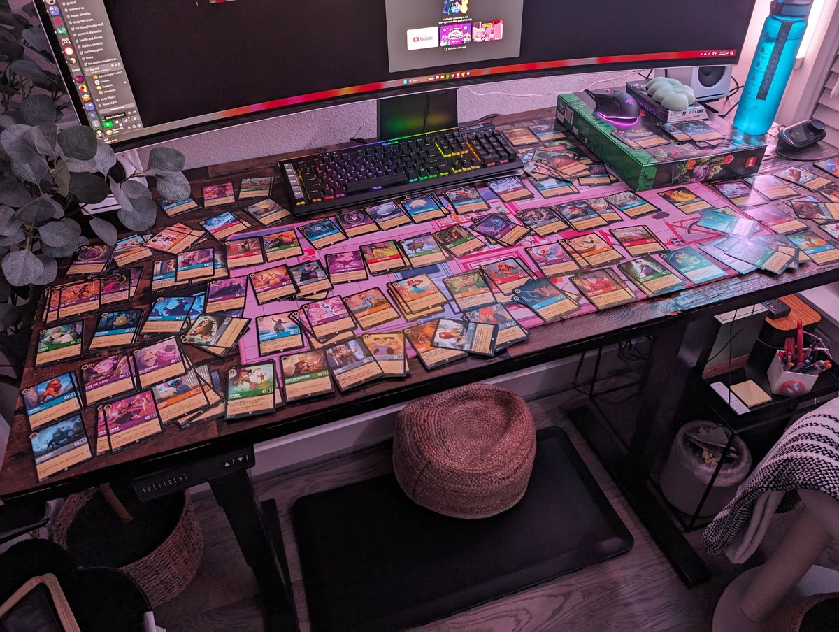 Mistakes were made tonight. Not sure why I thought I would have enough space for my Lorcana collection.