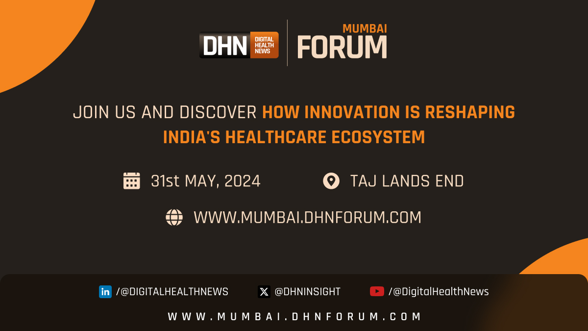 Explore the future of healthcare innovation at DHN Forum Mumbai!

Discover how India's digital economy, healthcare trends, and government #policies are transforming the industry.

Learn from top leaders about collaboration strategies, new #technologies, and the importance of