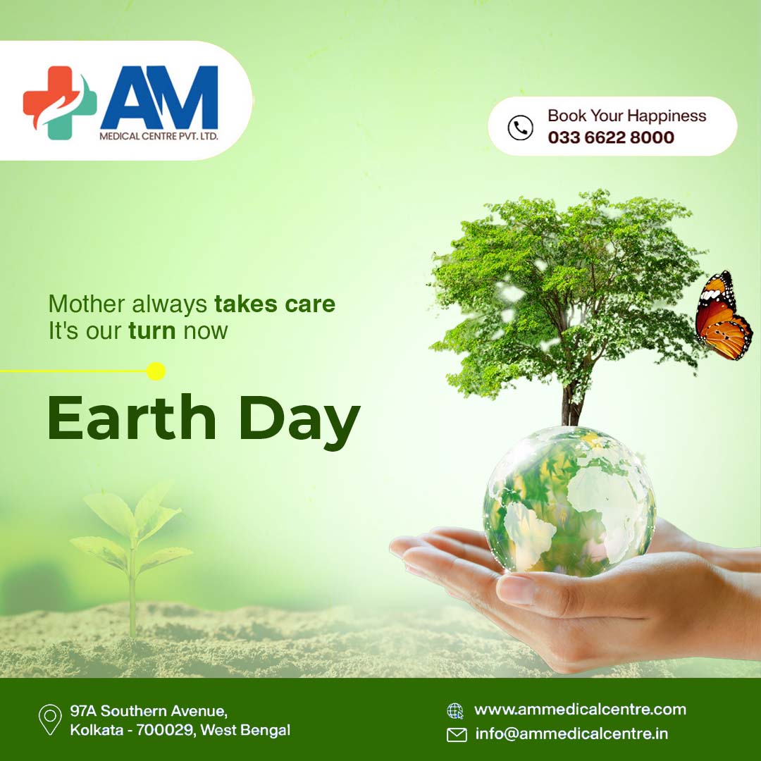 Let's celebrate World Earth Day by honoring our planet and committing to protect its beauty and diversity for generations to come. 🌍💚 #EarthDay #ProtectOurPlanet #AMMedicalCentre #AMmedical #HealthcareForAll
