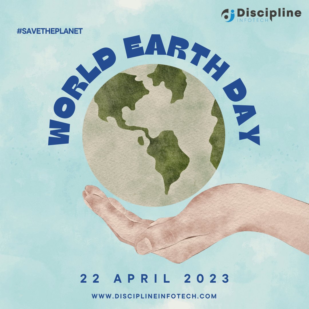 Embrace the Earth's Symphony: Harmony, Innovation, Sustainability. Celebrating World Earth Day 2024 with Discipline Infotech's Eco-Passion! 🌿🌎
#GreenTechLeaders #EarthDay2024 #savetheplanet #disciplineinfotech