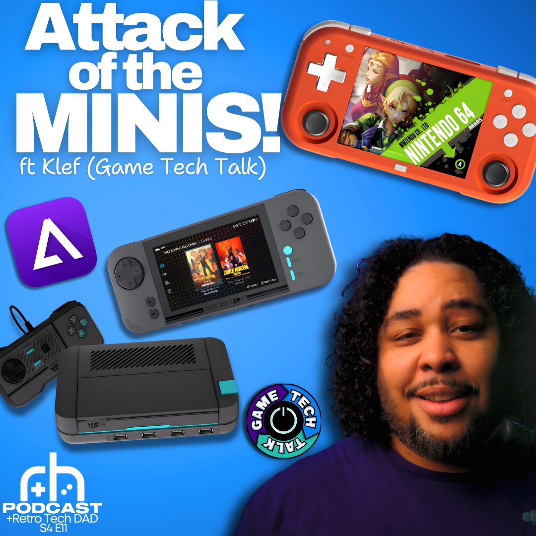 RetroHandhelds's tweet image. Going live Monday April 22nd at 6pm PST!

Join Stubbs, Rob the @RetroTechDadYT, Aish Talks Tech, and Klef from @Game_Tech_Talk as they chat about the new MagicX XU Mini M, Evercade EXP-R, the arrival of new iOS apps, and more! 

youtube.com/watch?v=A-aDgn…
