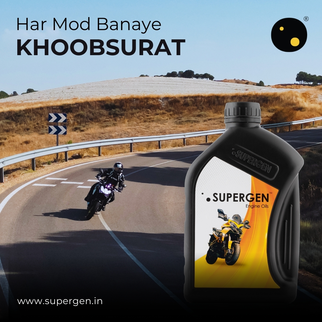 Keep the thrill alive with every bike ride. Supergen's engine oil ensures your bike stays in top condition, keeping you energized and ready for the road ahead.

#Supergen #engineoil #automobilelubricants #harsafarmeinhamsafar #summeroil