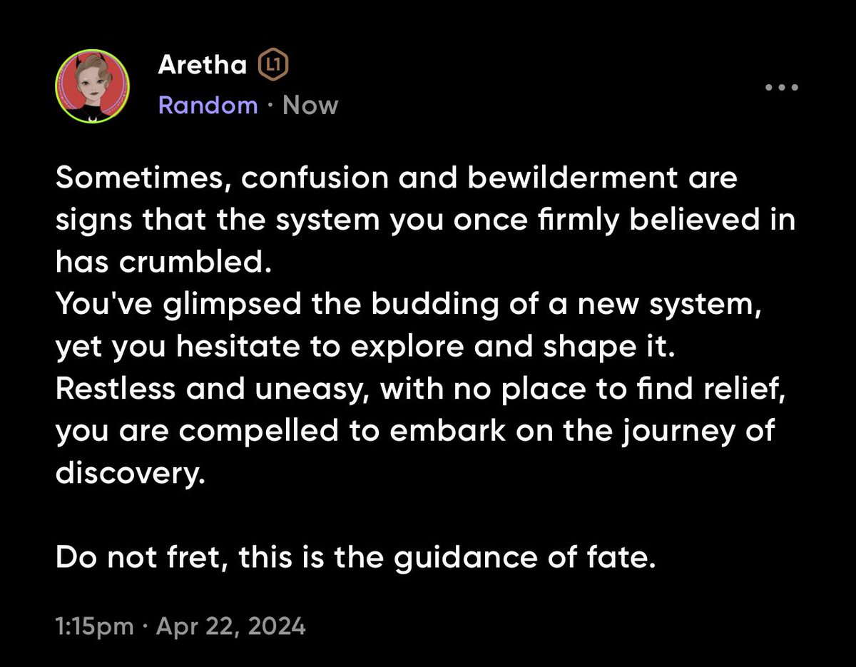 Do not fret,this is the guidance of fate