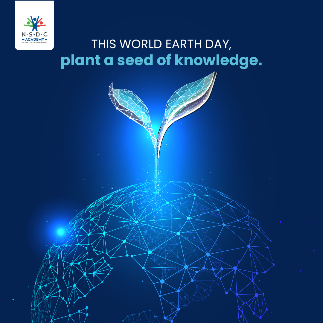 This #WorldEarthDay, let's grow a greener future together. Upskill with NSDC Academy and cultivate a career that makes a difference. 

#nsdc #nsdcacademy #worldearthday2024 #upskilling #reskilling #skilling #sustainableworld #learningprograms #edtech #saveenvironment