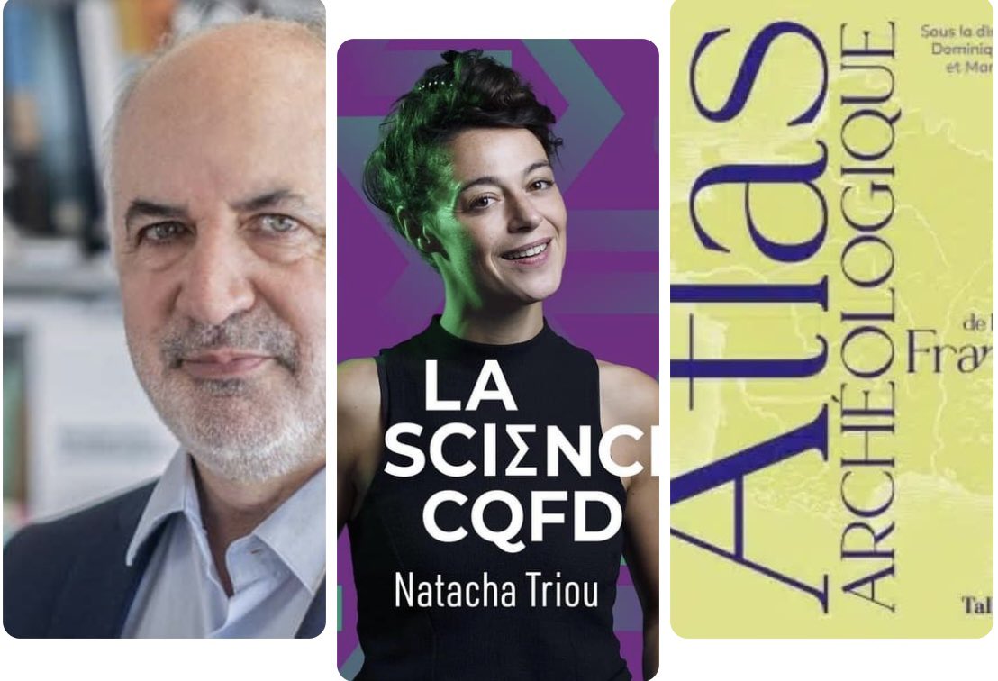 #Archéologie : très utile en ce moment de (ré)écouter Dominique Garcia @GarciaDInrap invité en février de @NatachaTriou @ScienceCQFD @franceculture ! On peut aussi lire le superbe Atlas archéologique de la 🇫🇷 @Ed_Tallandier @Inrap