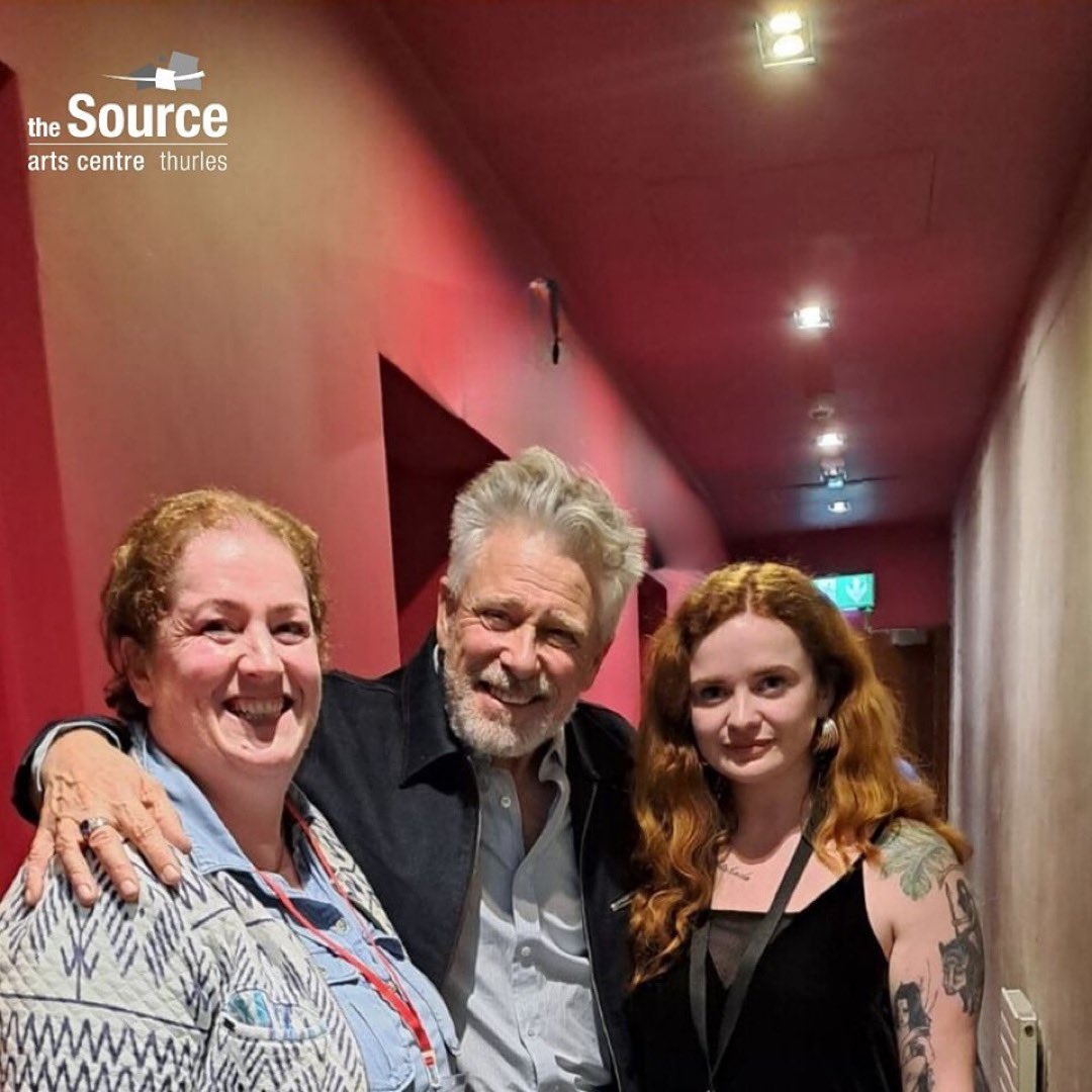Adam Clayton with friends at the Sharon Shannon seisiún, Source Arts Centre, Thurles, Co. Tipperary 📸 sourcearts #AdamClayton #SharonShannon #SourceArtsCentre