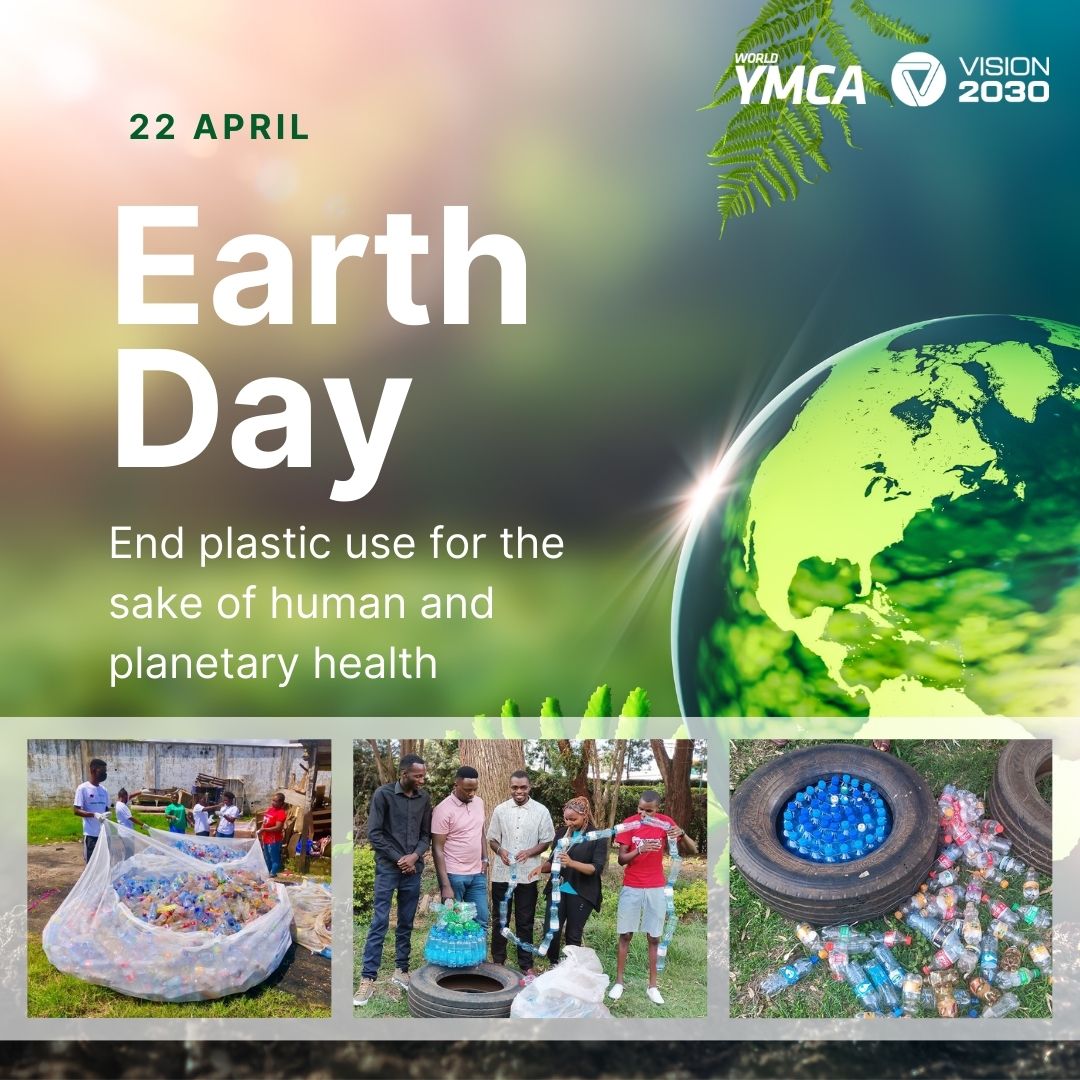 This #EarthDay, we are challenged to reduce plastic waste & promote sustainability. YMCAs are leading in removing and reusing plastic in their communities. 🌏🌎🌍 👉 Learn more at ymca.int and earthday.org. 👇Let us know how YOU make a difference.