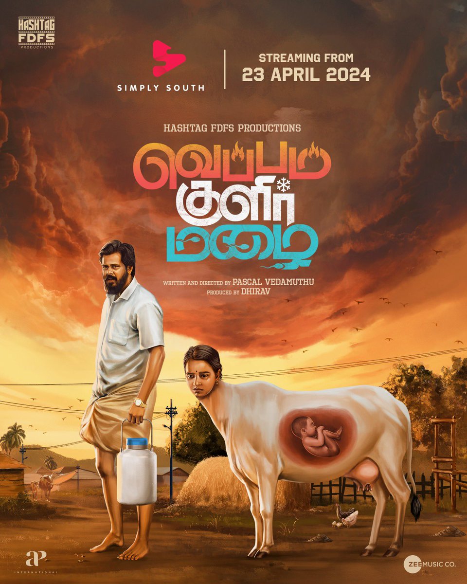 #VeppamKulirMazhai The beautiful and mesmerizing village of maaviduthukotai takes you to the story of Petthaperumal and paandi alongside the rural fun and frolic and engage you with multitude of emotions through Veppam Kulir Mazhai Starring @Dhirav_G @Ismathbanu1 #MSBhaskar…