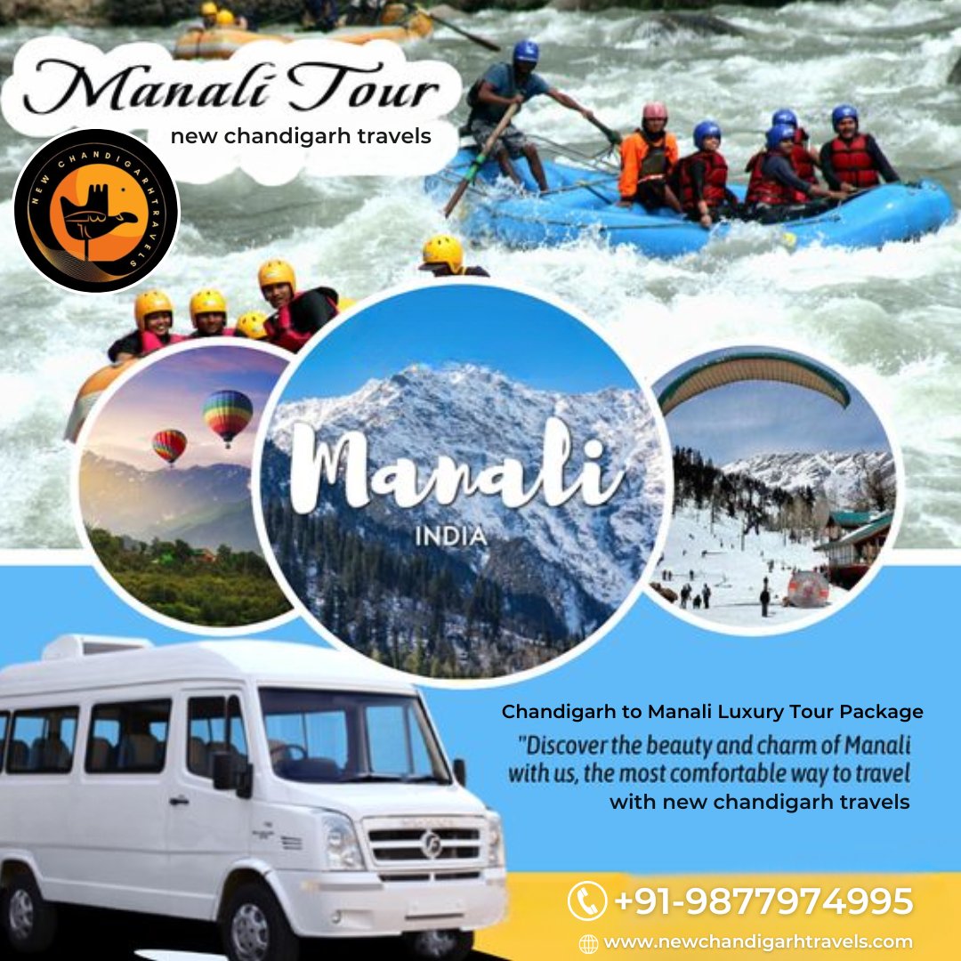 Chandigarh to Manali Luxury Tour Package
#taxi #cabservice #chandigarh #tour #travels #Manali