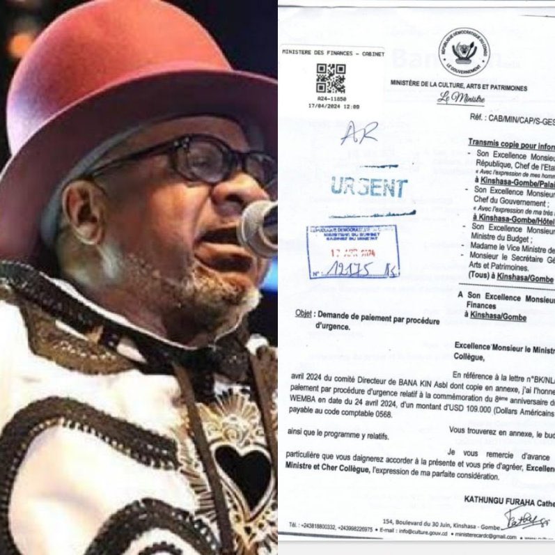 Les gens meurent de faim dans les camps de déplacés à Goma… C’est pas urgent 🚨 okay… Mais pour Mme. #CatherineFuraha un décaissement de 100k$ pour l’anniversaire de la mort de #PapaWemba est urgent. Et @nskazadi va ✍🏽✅ Mboka oyo pardon.😨😨 @PatrickMuyaya le narratif? 😴😴