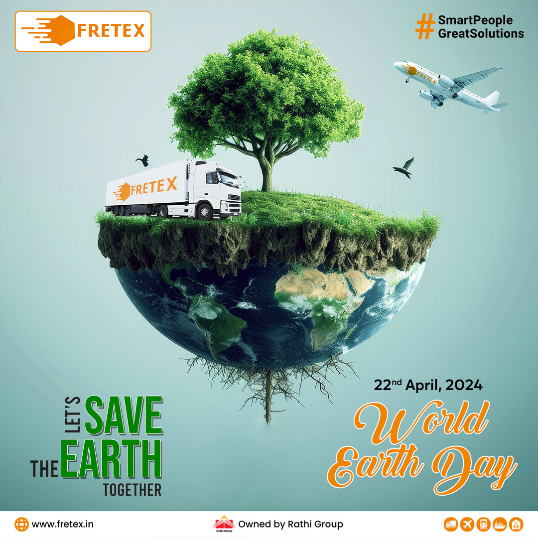 Today, let's take a moment to appreciate the wonders of #nature & adopt eco-friendly practices in our daily lives to protect & preserve our precious planet.   

#EarthDay #ProtectOurPlanet #Sustainability #biodiversity #logistics #fretexlogistics #rathigroup #vocalforlocal