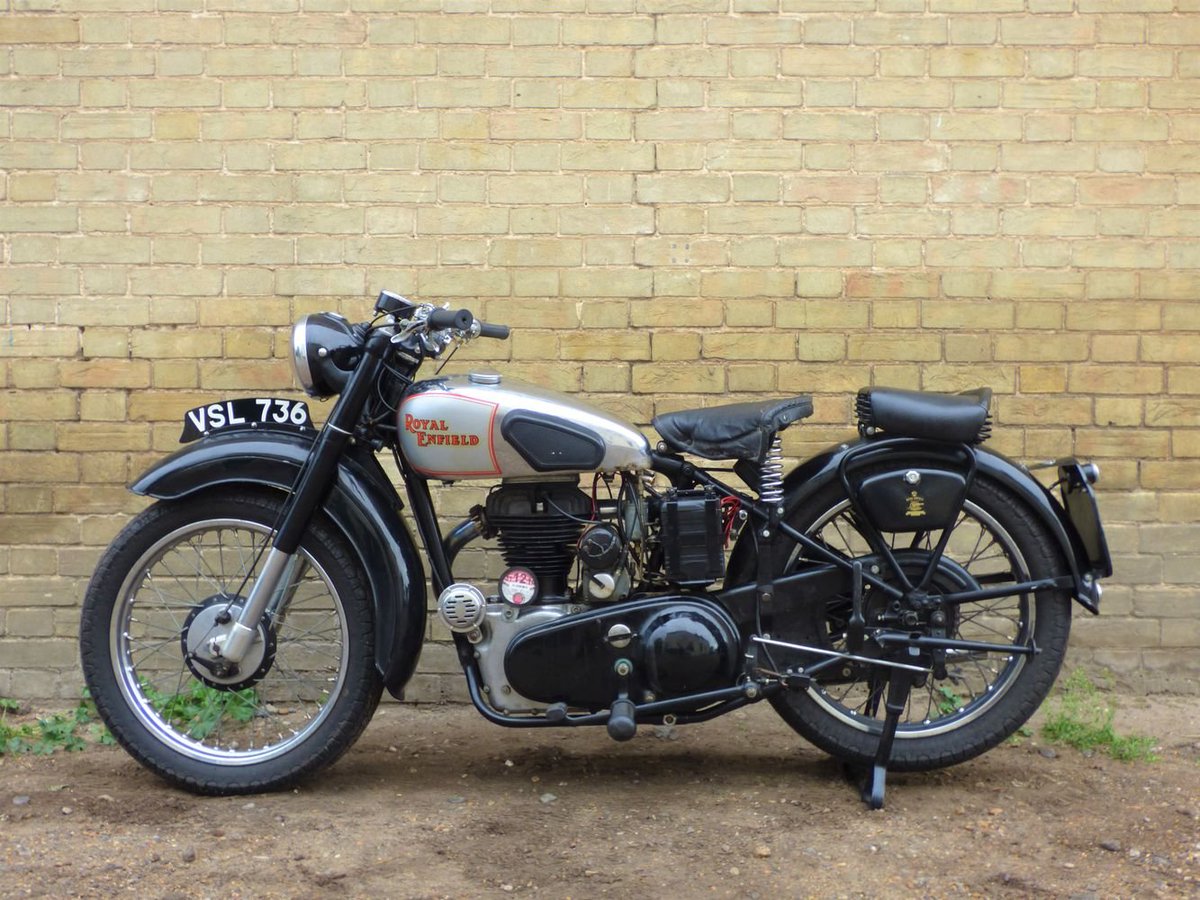 1949 Royal Enfield Model G
source: tinyurl.com/bdfuh572
#ClassicMotorcycles