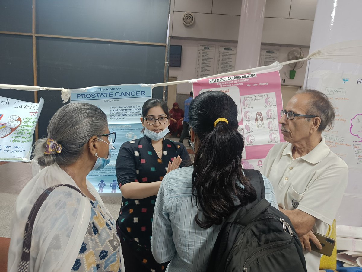 RMLHDelhi's tweet photo. The Deptt. of Surgery, ABVIMS &amp; Dr.RML Hospital, in partnership with the Delhi State Chapter-Association of Surgeons of India,conducted a dynamic Cancer Awareness Program on 20/4/24.The focus of program was educating general public regarding prevention &amp; early detection of cancer https://t.co/usyJqlkF0y