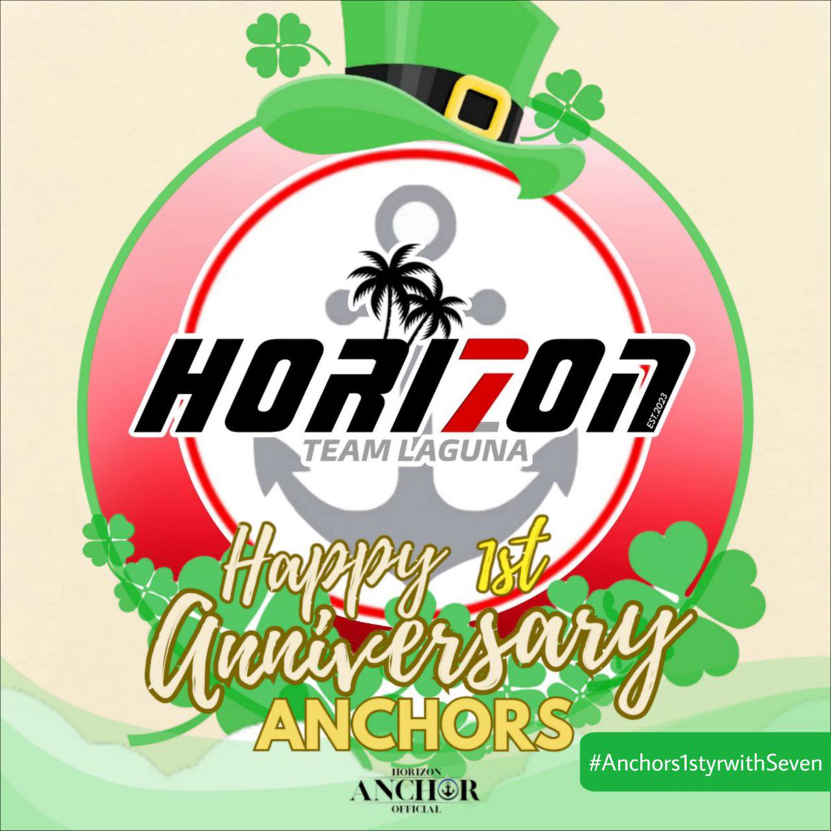 Hi. We HORI7ON TEAM LAGUNA, an anchor of HORI7ON, and we feel lucky to be part of this family.

HAPPY ANNIVERSARY ANCHORS

#Anchors1styrwithSeven
#HORI7ON #호라이즌 
@HORI7ONofficial