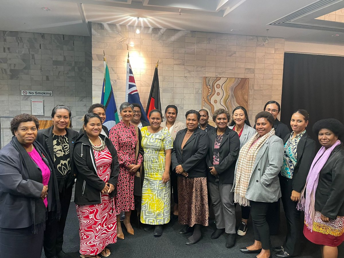 Today we had the pleasure of hosting the Pacific Diplomatic Trainees as High Commissioner Harinder Sidhu AM shared her experiences of the tradecraft of diplomacy with diplomats from across the Pacific as part of their training with @VicUniWgtn