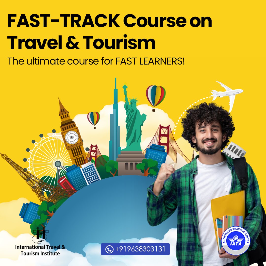 Cut the crowd and steal the deal with the most rigorous and comprehensive course curated for Travel enthusiasts by ITTI.

#ITTI #TravelCourse #TravelEnthusiasts #ComprehensiveTraining #RigorousLearning #SkillDevelopment #CareerBoost #ProfessionalDevelopment #TravelEducation