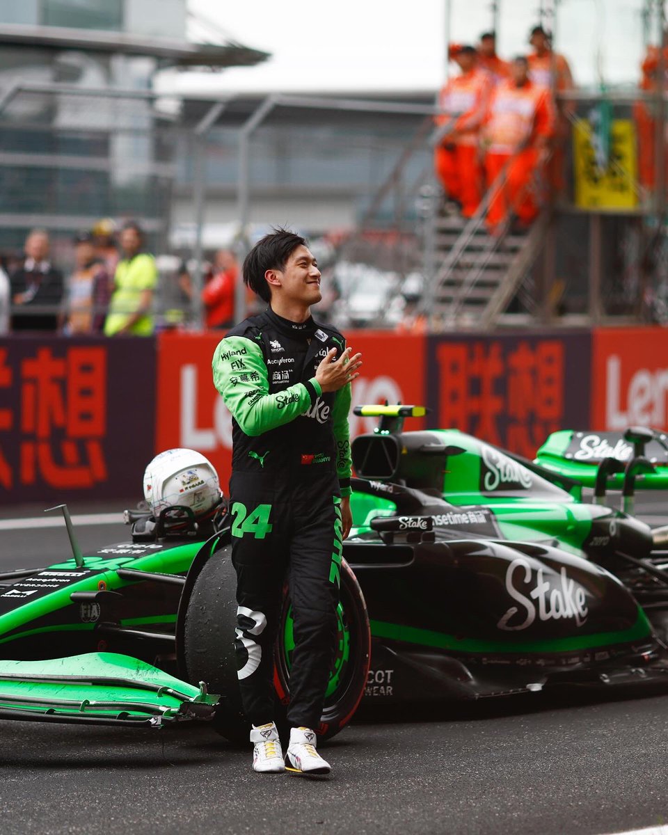 A DAY TO REMEMBER FOREVER. 🇨🇳

What can I say… This crowd, this weekend has been unforgettable, thank you everyone for making it so special to me, loved every second of it. ❤️🏎️

#ChineseGP #TeamZHOU