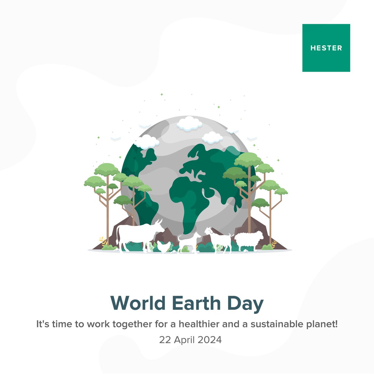 This World Earth Day, let's ensure a greener and a healthier world by stepping up as stewards of our planet's well-being.

#Hester #Earthday #sustainability #environment #climateaction #protectourplanet #naturelovers #ecoconscious #planetcare #climatechange #actonclimate