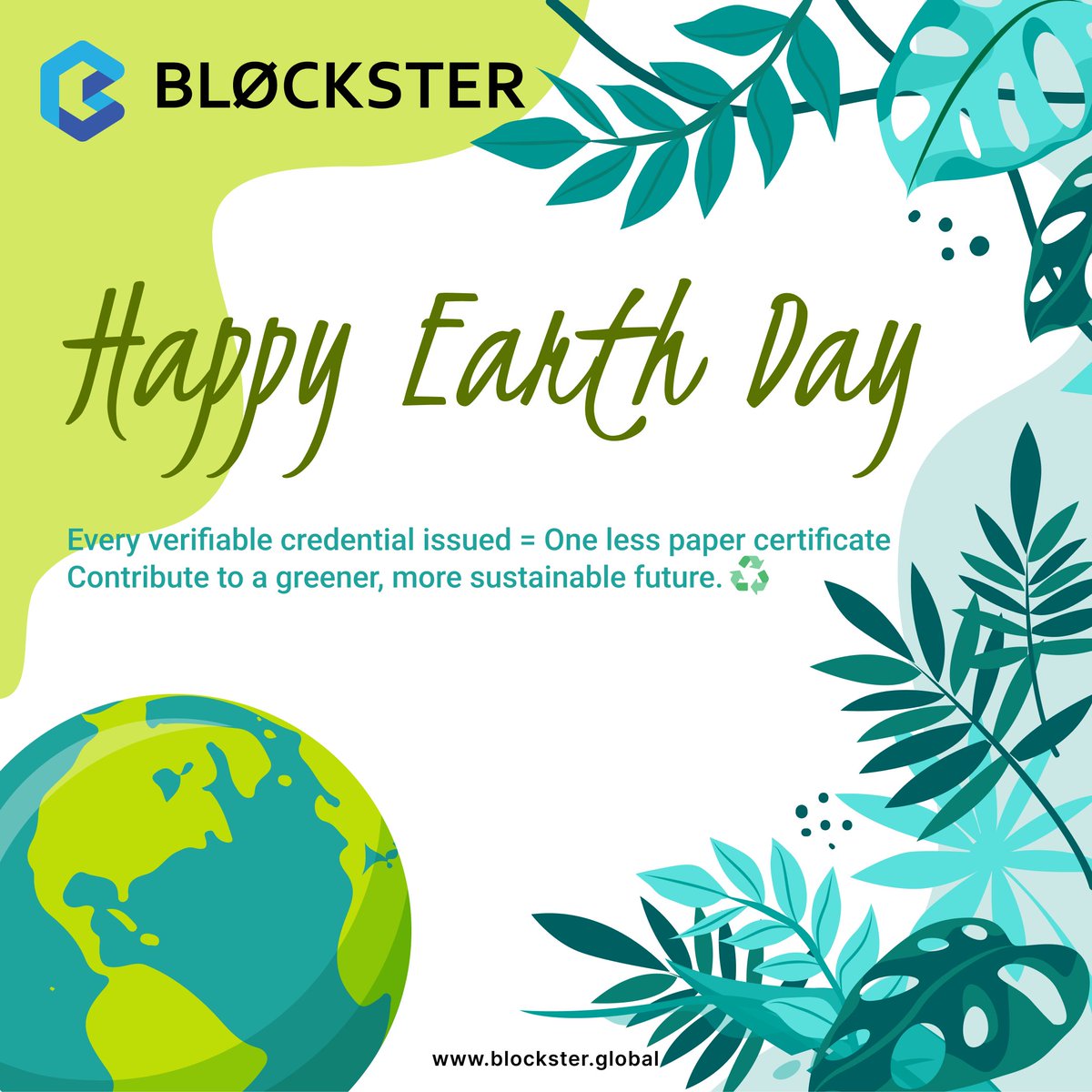 Happy Earth Day!

Let's make every day #EarthDay! Use <a href="/credebl/">CREDEBL</a> to issue verifiable credentials &amp; join us in saving paper &amp; our planet.

Why choose #verifiablecredentials?
✅ Save trees
✅ Reduce paper waste
✅ Convenient &amp; accessible anytime, anywhere
✅ Secure &amp; tamper-proof