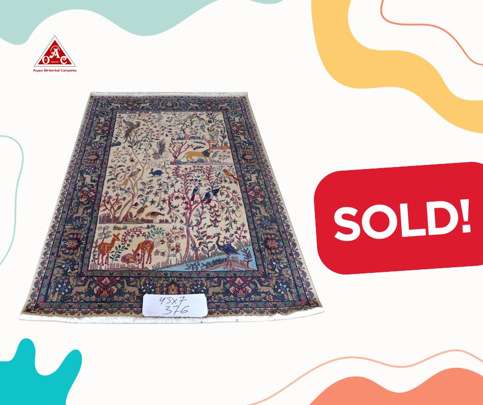 𝗦𝗢𝗟𝗗 𝗢𝗨𝗧!  We're thrilled to announce that Article found its new home!

We're grateful to our valued customers for choosing Ayaz Oriental Carpets.

#AyazOrientalCarpets #SoldOut #HandcraftedLuxury