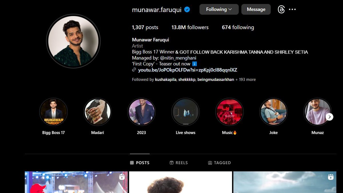 bigg boss trophy kya hota 
biggest achievement is that he got follow back from shirley and karishma tana 
 #MunawarFaruqui