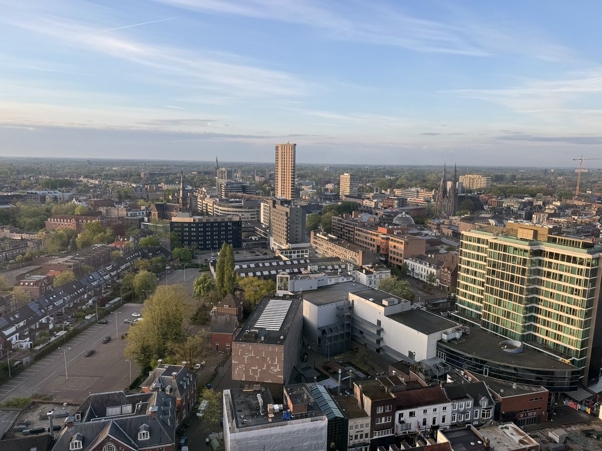 MikeBrouwer1984's tweet photo. Good morning @gem_Eindhoven, it’s a beautiful day and sight from the 24th floor 😉 @TheSocialHub https://t.co/K8owSQKSiF