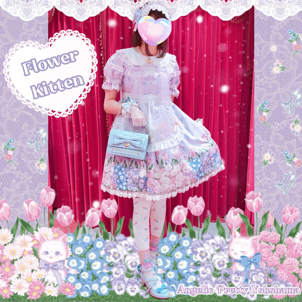 Angelic Pretty Flower kittenワンピース angelic pretty Flower Kittenワンピース 【公式通販】