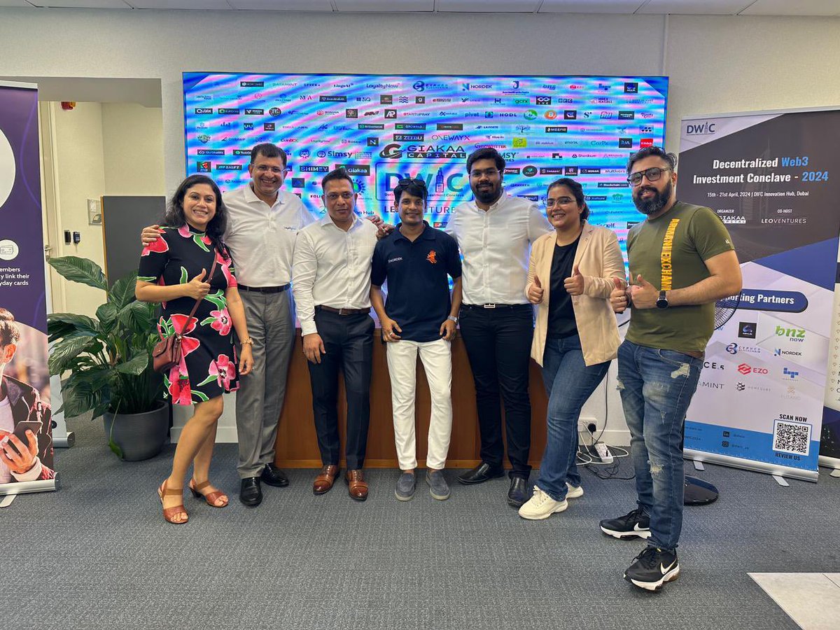 Jumboblockchain's tweet photo. Excited to be at DWIC representing Jumbo Blockchain! We’re at the forefront of blockchain technology. Mr. Sachin shared insights, and we’re proud to be the event’s top blockchain partner, moving forward at full speed!
#jumboblockchain #dubai #dwic https://t.co/gnZTlup8fa