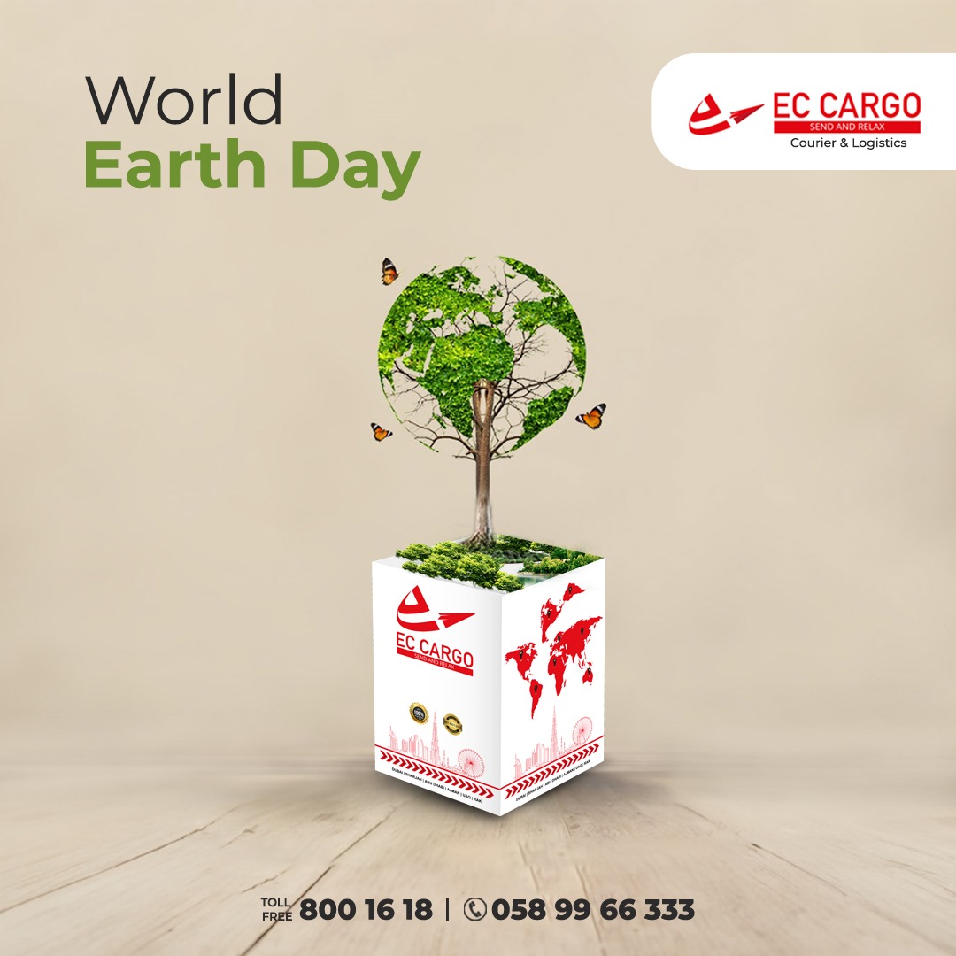 Happy #WorldEarthDay! 🌍 
Let's unite to protect our planet's precious resources. 

🌱💚 #ECcargo #SustainableShipping #GreenFuture