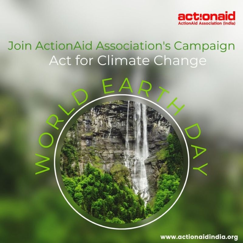 This Earth Day, let’s move beyond awareness! Join Actionaid Association’s campaign & ACT for climate change. Every action counts. Together, we can build a more sustainable future.

#ActOnClimate #ClimateAction #Sustainability #EarthDay #TakeAction #EveryActionCounts