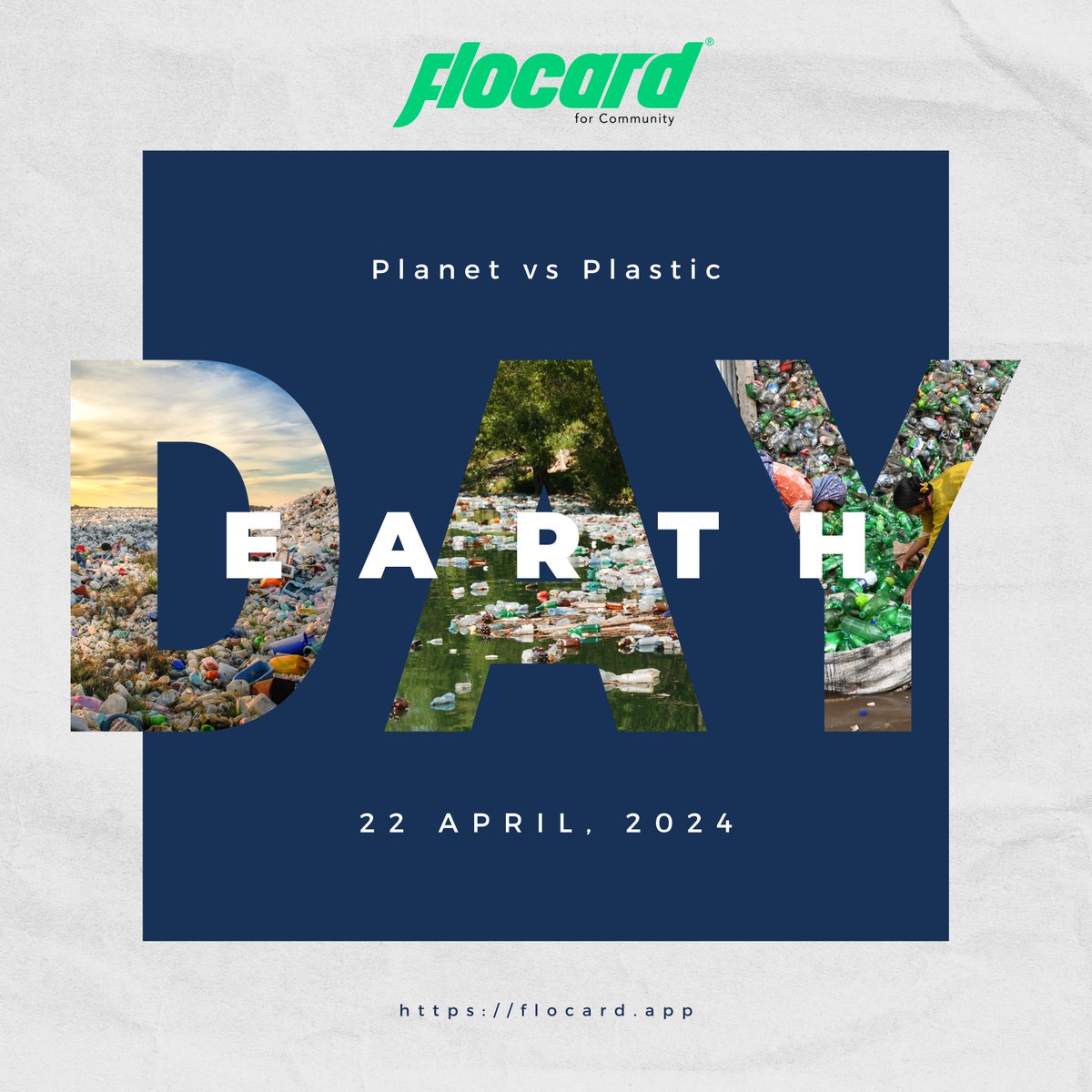 On this Earth Day, as the world focuses on the 'Planet vs. Plastic' theme, we're reminded of the urgent need to address our plastic consumption. Renew your pledge with FloCard to make sustainable choices for our planet. Every action counts! #EarthDay2024