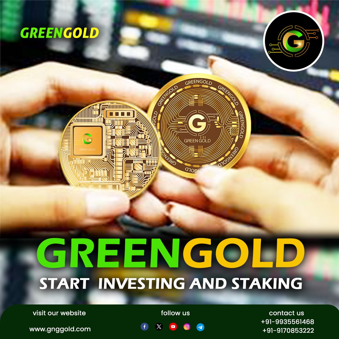 Start Investing and Staking - GreenGold💸✅✨📈

#gnggoldstaking #gngold #greengoldinvesting #cryptocoin #bestcryptocoin #futureinvestment #stakingcrypto #cryptotrading #cryptomarket 
.
.
Disclaimer: Nothing on this page is financial advice, please do your own research!