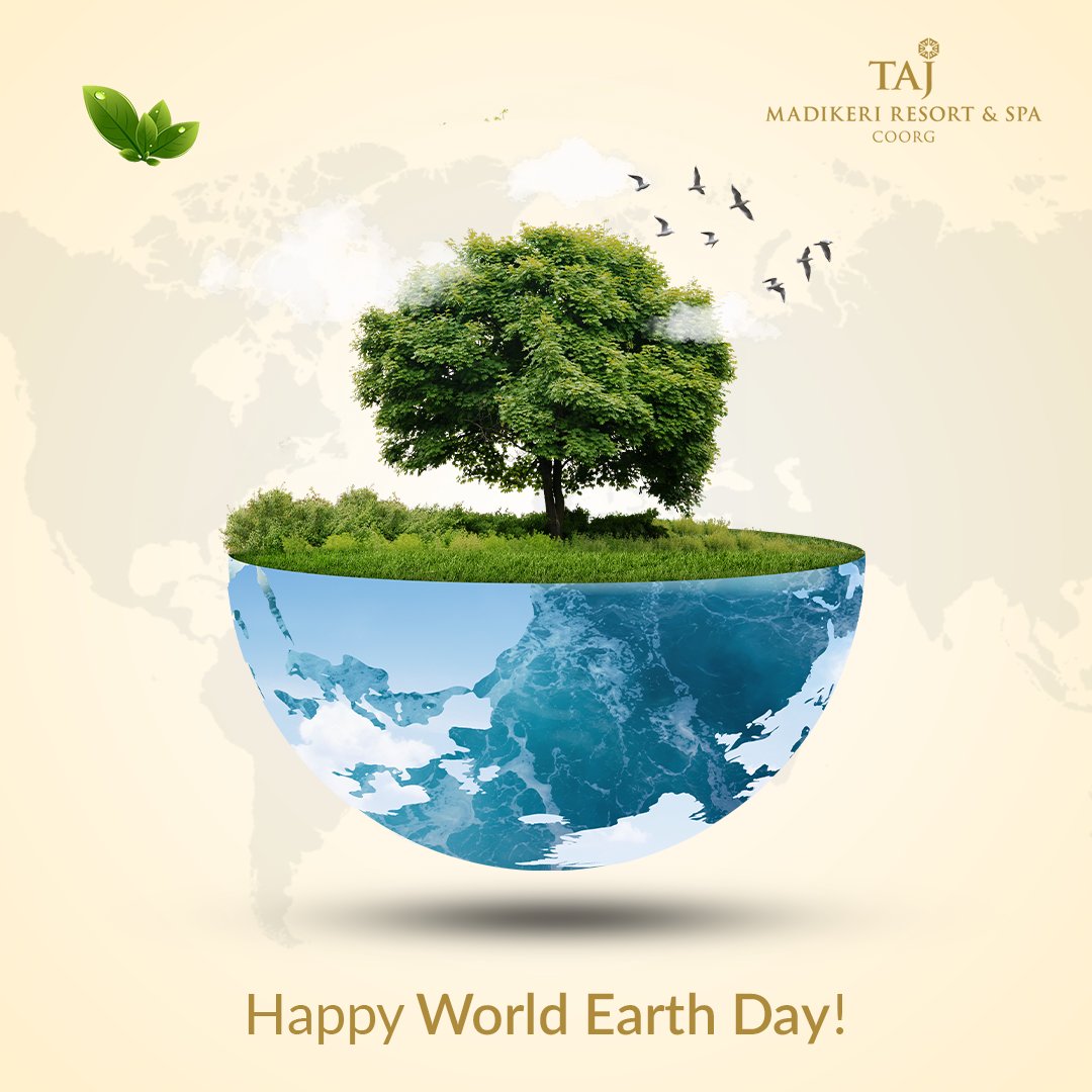 At #TajMadikeri, we are deeply committed to preserving nature. Let us renew our pledge to protect and nurture our precious planet. Happy World Earth Day.

#TajHotels #Coorg #Madikeri #Karnataka #KarnatakaTourism #CoorgTourism #IndiaTourism #LuxuryHotel #WorldEarthDay