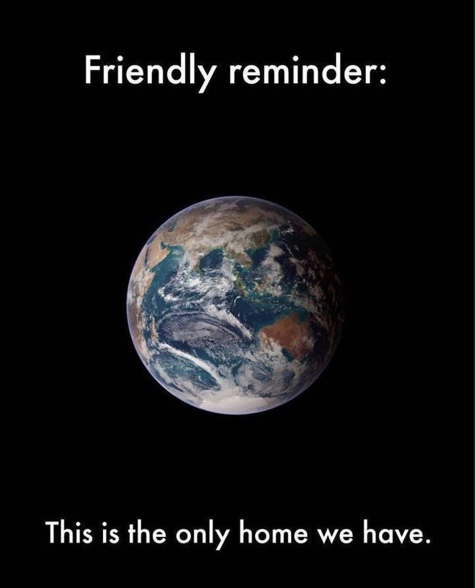 Your yearly reminder: Every day is Earth Day. It's the only one we have. #EarthDay #EarthDay2024