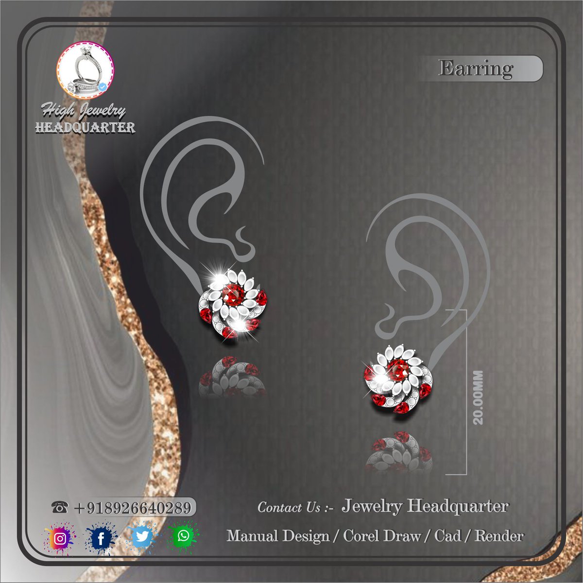 @Jewelry_Headquarter (Call +91 8926640289)

#jwellery #jewelry #jewels #jewellerydesign #jewellerydesigner #earring #earrings #nift #gia #retail #diamond