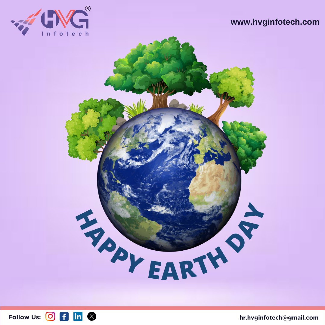 HVGInfotech's tweet photo. #hvginfotech #earth #happyearthday🌎 #ProtectOurPlanet 🌱#itcompanyinsurat #surat #india https://t.co/taBmknXwst