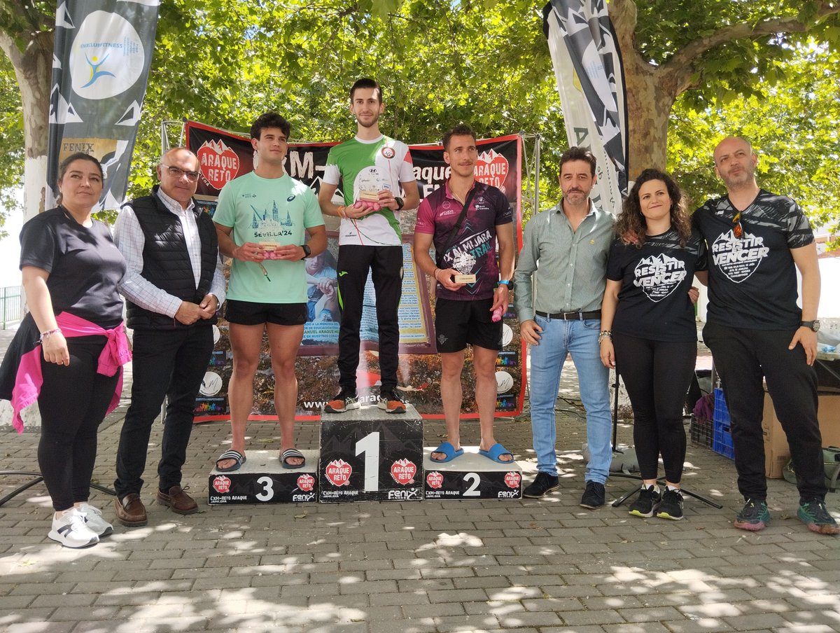 JaenTrail's tweet photo. Lunes de resaca #retoaraque

Emocionados por el éxito de nuestr@s 🏃🏽‍♂️🏃🏽‍♀️💚❤️

🥇Equipo Tena Jesús Ballesteros y Pablo
🥈Equipo Jesús Alcázar, Salvador y Capi
🥇Parejas mixtas Lola y  Ramiro
🥈 Gral🏃🏽‍♀️ Patricia
🥉 Gral🏃🏽‍♀️ Miriam 
🥇🏃🏽‍♂️ Pablo Latorre
🏆 Galardonados por Club ➕ numeroso https://t.co/1wuSRJ10RK